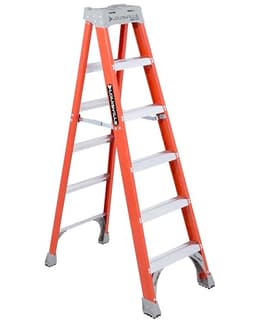 Louisville Ladder FS1506 6-Foot Fiberglass Step Ladder, Type IA